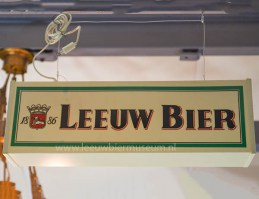 leeuw bier lichtreclame rechthoek jaren 80